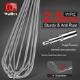 thumbnail image 7 of Walfos Whisk,14in Large Whisks, Heavy Duty Stainless Steel Wire Whisk for Blending, Whisking, Beating Suitable for stirring and mixing containers such as deep pots or big bowl at home or store., 7 of 7