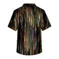 thumbnail image 3 of blusa de trabajo con cuello en v y manga corta con estampado para hombre top para cuidador con bolsillo en el pecho multicolor / s, 3 of 3
