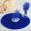 BalsaCircle 25 9" Tulle Circles Wedding Party Baby Shower FAVORS - Royal Blue