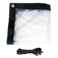 thumbnail image 1 of PVC Clear Cover Tarp Foldable Easy To Install Plastic Poly Tarps With And Reinforced Edges Sturdy Durability Clarity Suitable For Chicken Coop Warmth, 1 of 7