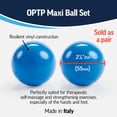 thumbnail image 3 of Set de 2 pelotas de masaje OPTP Maxi de 5,5 cm, infladas con aire, 3 of 6