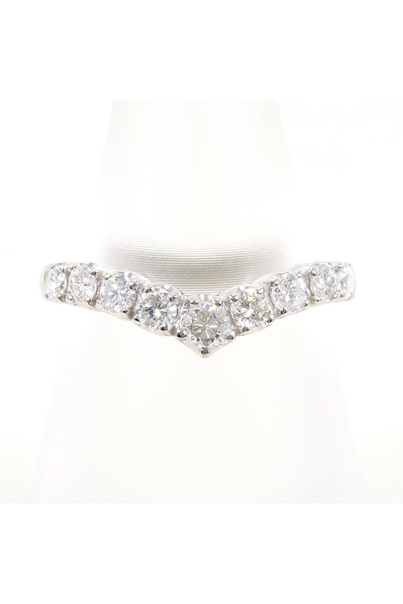 Pre-Owned PT900 Platinum Ring with 0.50ct Diamond, Certificate of Authenticity Included, Total...