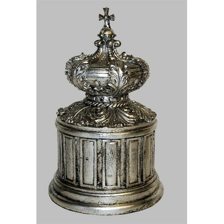 Accessory Set Finish - Crown Box Table Top Accessory in Shimmer Finish - Set of 2