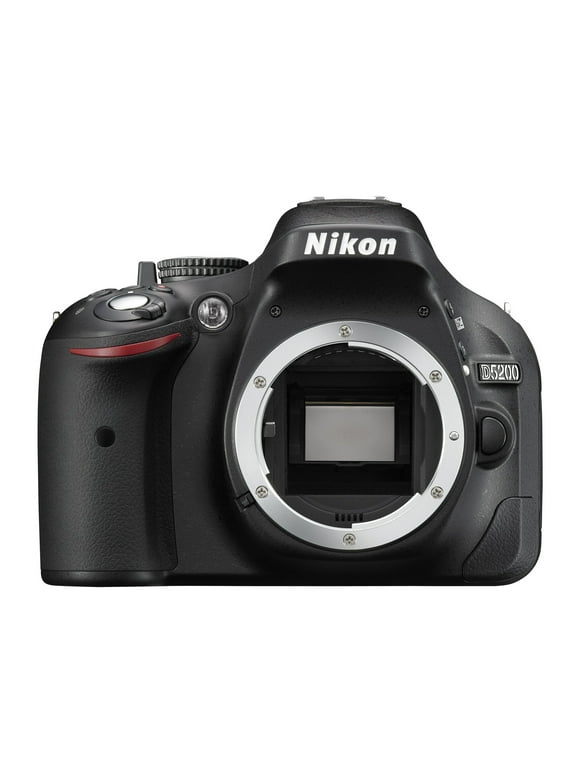 Nikon D5200 - Digital camera - SLR - 24.1 MP - APS-C / 30 fps - body only - black