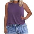 thumbnail image 2 of Xixinqiwan No Boundaries Women Tank Tops Clearance,Women's Plus Size Tank Tops V Neck Sleeveless Ladies Tunic Top Undershirts Summer Tops Clothes Outfits 2025, 2 of 6