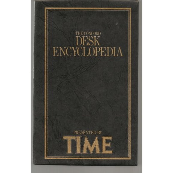Pre-Owned The Concord Desk Encyclopedia 3 Volume Boxed Set Paperback Time