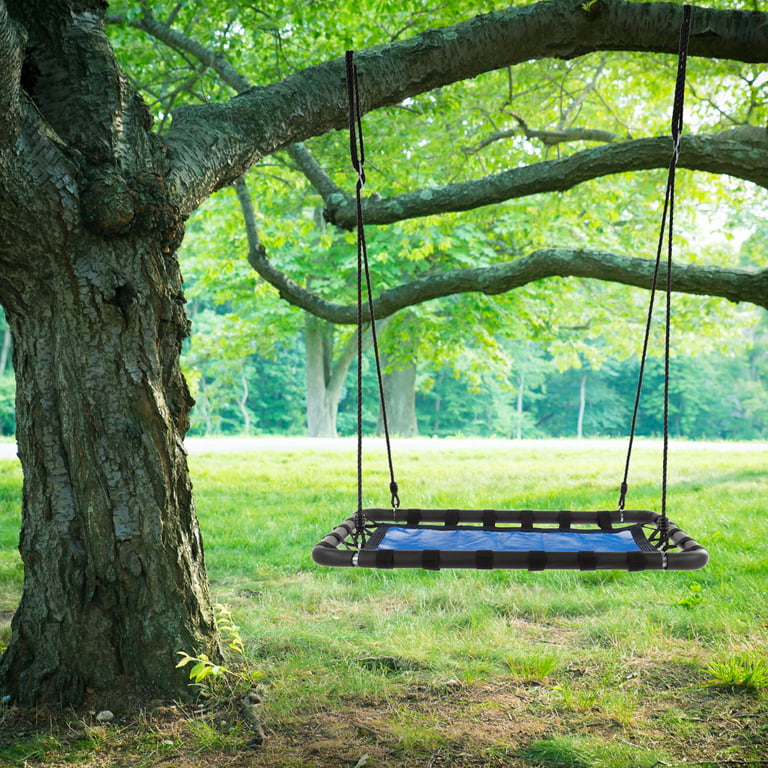 Platform Swing? 40? x 30? Rectangle Hanging Outdoor Tree or Swing Accessory  by Hey! Play! 