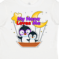 thumbnail image 4 of Inktastic My Nana Loves Me Penguin Boys or Girls Toddler T-Shirt, 4 of 5