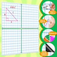 thumbnail image 4 of PraxiKidy Giant Magnetic XY Coordinate Graph Grid Paper,Dry Erase Chart Paper for Whiteboard Homeschool Teacher Must Haves,Math Classroom Teaching Su, 4 of 7