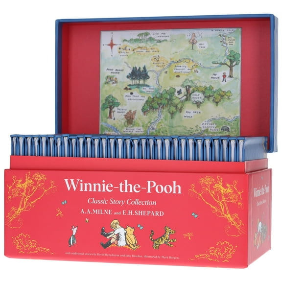 Winnie The Pooh illustrated Classic Story Collection 30 Book Box Set - Ages 5-9 - Hardback