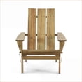 thumbnail image 4 of Outdoor Folding Adirondack Chair | Rustic Modern, Solid Acacia Wood, For Patio Deck Poolside | Natural | Wood, 4 of 12