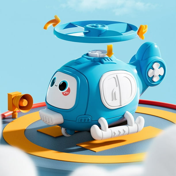 Juguetes para piscina, juguetes para bebés, juguetes para niños pequeños, libélulas de juguete eyectables, juguete volador, coche de choque por inercia, helicóptero de juguete de choque para niños, av