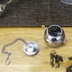 thumbnail image 4 of Tea Strainer: Stainless Steel Tea Strainer for Loose Tea, Loose Leaf Tea Infuser, with Chain Hook and Base, Reusable Tea Strainer Bag, 4 of 6
