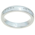 thumbnail image 3 of 925 Sterling Silver Promise Rings for Couples Set and Wedding Bands, 3 of 8