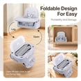 thumbnail image 2 of STACOO 3 in 1 Baby High Chair, Toddler Dining Booster Seat, Easy-to-Clean Baby Feeding Chairs, Designed for Children Aged 3–36 months, Gray, 2 of 13