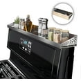 thumbnail image 2 of 30" Magnetic Stove Top Shelf – Black Spice Rack and Seasoning Organizer – Magnetic Kitchen Shelf for Back of Stove – Over Stove Rack and Storage Organizer, 2 of 7
