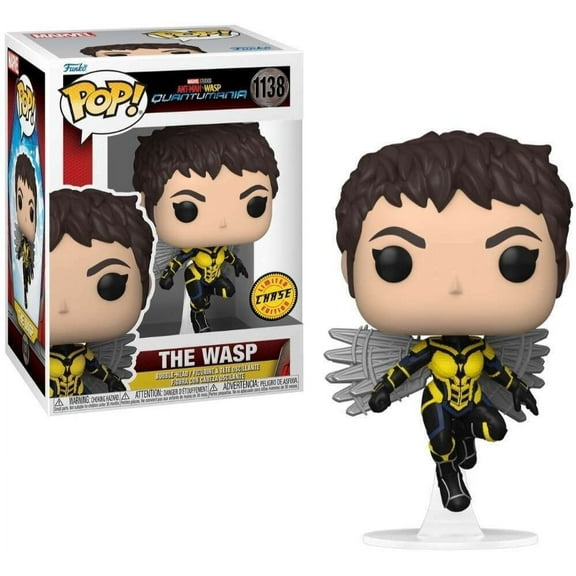 Funko POP! Marvel Ant-Man And The Wasp Quantumania CHASE Wasp #1138 [Unmasked]