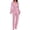 Pink, variant on Women Long Sleeve Sequin Jumpsuit Polyester Spandex for Party and Club