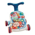 thumbnail image 3 of figatia Jouet Interactif Pousseur Marcheur pour Bébé Vitesse Réglable Roues pour Nourrisson Bleu, 3 of 9