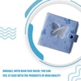 thumbnail image 3 of Moyic Álbum de fotos de carpeta de 3 pulgadas con agujero para colgar, corazón de amor hueco, organizador de 20 páginas, tarjeta de identificación, Almacenamiento y organización del hogar Azul Moyic HA074576-02, 3 of 6