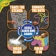 thumbnail image 5 of Juego de plantillas Crayola Super Stencils Magical Creatures 3ct 4+, 5 of 7
