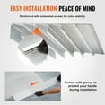 thumbnail image 3 of VEVOR Door Threshold Ramp, 5" Rise, 800 lbs Load Capacity, Door Ramp for Wheelchairs, Aluminum Threshold Ramp for Doorways, Adjustable Modular Threshold Ramp for Wheelchairs, Scooters, Power Chairs, 3 of 9
