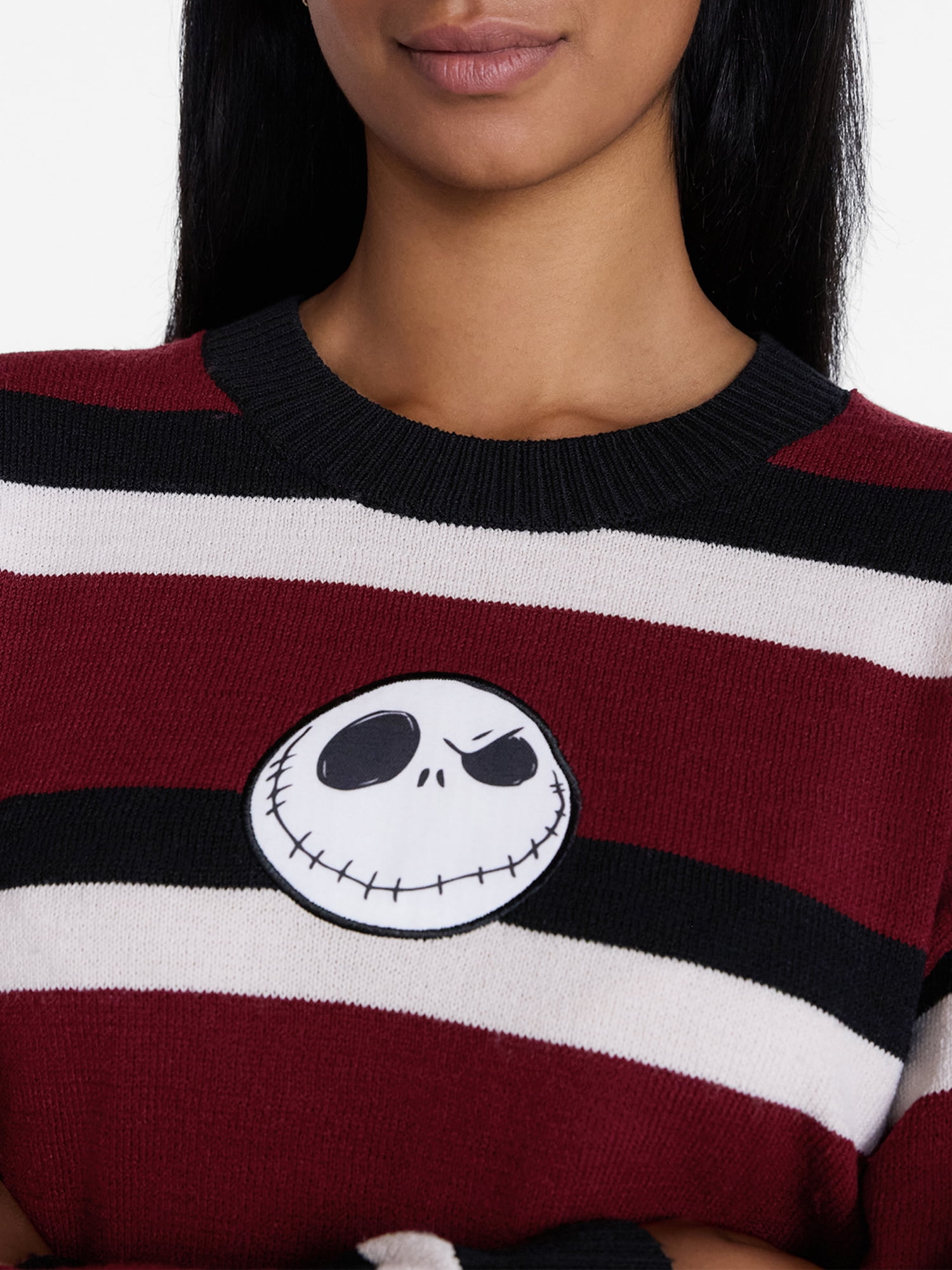 Disney Nightmare Before Christmas Women's Halloween Sweater, Sizes XXS-XXL