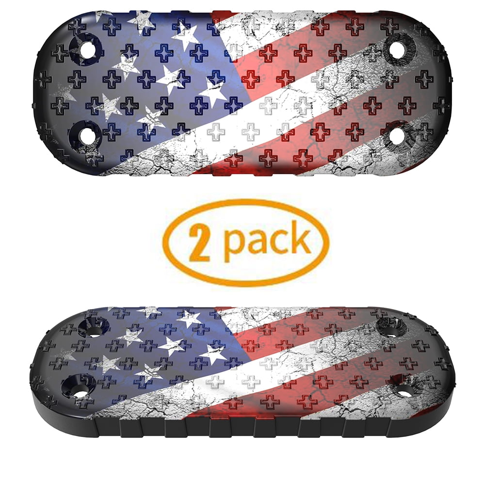 2-Pack Magnet Gun Mount, 55 Lbs Rating,Rubber Coated Magnetic Gun Holder for Pistol, Handgun, Safe, Using in Car, Truck, Wall, Desk, Vehicle and Home