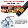 thumbnail image 3 of ThermoPro TP420W 2-in-1 Instant Read Thermometer for Cooking, Infrared Meat Thermometer Cooking Thermometer with Meat Probe, 3 of 9