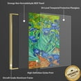thumbnail image 4 of Full House 3 Panels Framed Canvas Wall ArtOil Paintings - Irises Vincent Van Gogh Canvas Painting - Aesthetic Prints for Living Room Bedroom Office, 4 of 5
