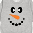thumbnail image 3 of Inktastic Cute Smiling Snowman Face with Carrot Nose Toddler Sweatshirt, 3 of 4