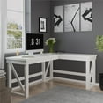 thumbnail image 2 of Ameriwood Home Wheaton Lift Top L Desk, White, 2 of 11