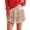 Khaki, variant on Patchwork Sequins Pleated Skirts for Women Fashion Short Solid Color Regular High Waist Skirts for Women Hot Pink,XS