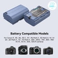 thumbnail image 4 of Batería de cámara SMALLRIG 2400mAh USB-C recargable LP-E6NH, 4 of 9