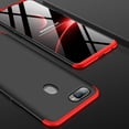 thumbnail image 3 of Pour OPPO F9/F9 Pro 3 en 1 Antidérapant Antichoc Protection Complète Case Rouge Noir Rouge, 3 of 5