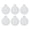 Z5-White, variant on Leojiow 1Pc Christmas Silicone Mould Silicone Mould Christmas Ornament Round Pendant Mould One Size Z1-White