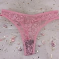 thumbnail image 4 of SnZhen Thongs for Women Women's Panties Lace Seamless Low Waisted Ladies Thongs Physiological Underpants, 4 of 6