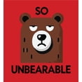 thumbnail image 4 of So Unbearable Youth Red Crew Neck Short Sleeve Tee-Large, 4 of 4