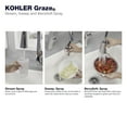 thumbnail image 2 of Kohler 22068-WB-CP Graze Touchless Smart Voice Control, Kitchen Sink Faucet Konnect, Polished Chrome, 2 of 7