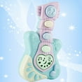 thumbnail image 4 of PPgejGEK Light Projection Kids Guitar Toy Electronic Musical Instrument for Babies Toddlers 1-6 Year Old Early Education Sensory Toy with Sound Effects Compact and Portable Learning Gift Blue, 4 of 7