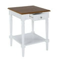 thumbnail image 5 of Pemberly Row One-Drawer End Table with Shelf in White Wood Finish, 5 of 7