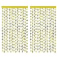 thumbnail image 1 of 26-27 2pcs Snowflake Foil Fringe Curtains Shiny Metallic Fringe For Party Girl's Birthday Party Decor, 1 of 5