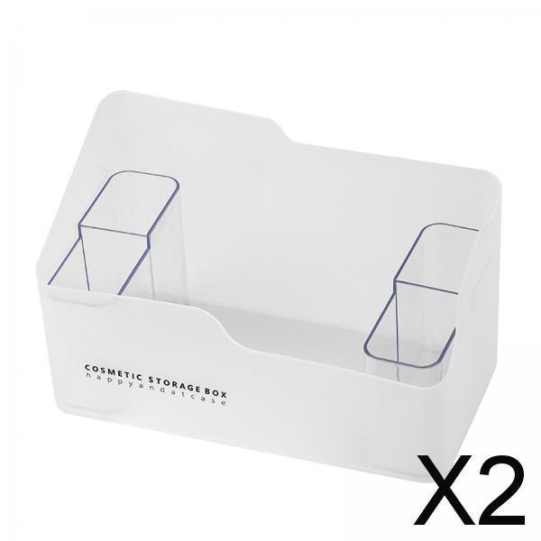 Paquete de 2-4 organizadores de cosméticos, caja de maquillaje, almacenamiento de joyas para control remoto de Perfume 2 piezas