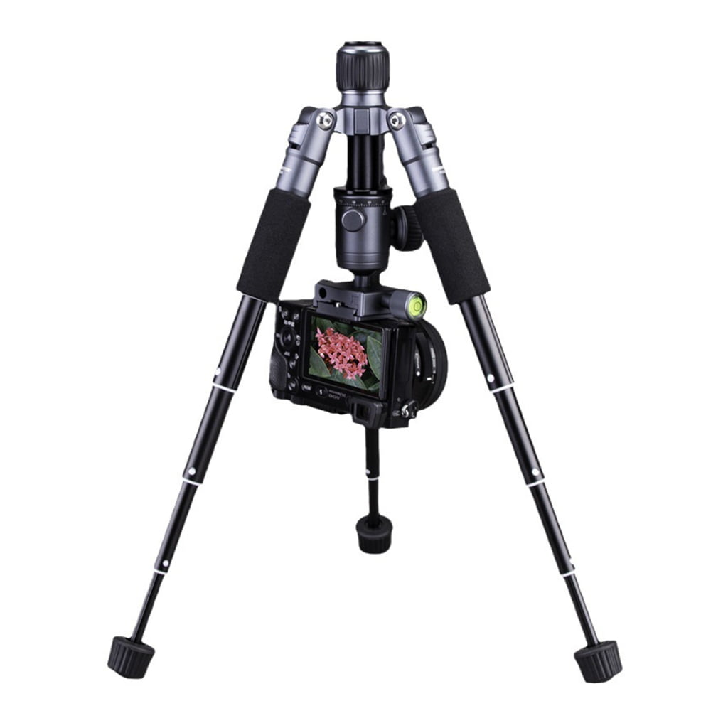 Tabletop Mini Tripod 20Inch 360 Degree Rotation Head Aluminum Travel Desktop Tripod for DSLR Cameras and Phones