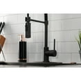 thumbnail image 4 of Gourmetier LS8776DL Concord Single-Handle Deck-Mount Pre-Rinse Kitchen Faucet, Naples Bronze, 4 of 8