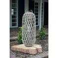 thumbnail image 3 of TALL GREY WILLOW LANTERN WITH GLASS - LARGE, 3 of 3