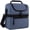 Bluesteel, variant on Insulated Lunch Box Dual Compartment Lunch Bag Leakproof Cooler for Men Women Adult Work, Navy Blue, Medium (Upgraded Extra-Tall Bottom Layer)