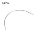 thumbnail image 3 of Uxcell 50Pcs Agujas Curvas de 3" Tipo C para Tejer, Hacer Pelucas, Tapicería, Ojo Grande para Alfombra, Cuero, Lona, 3 of 5