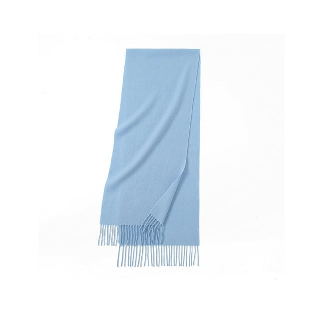 Sonducket Bufanda de mujer invierno cálido Color sólido viaje playa vacaciones al aire libre moda Simple borlas elegante chal para damas Accesorios de disfraces Tipo 18 Sonducket AP013266-18