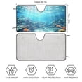 thumbnail image 2 of Windshield Sun Shade, Beautiful Print Design Foldable Car Shades for Front Windows Protect The Vehicle from High Temperature Damage and UV Reflection, 2 of 8